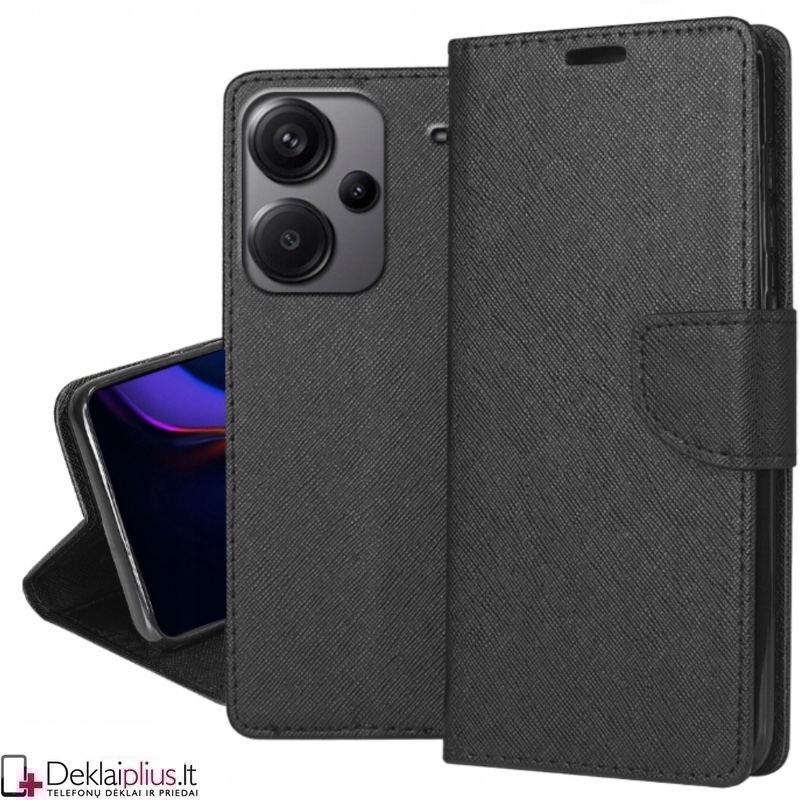 Telone dėklas su skyreliais - juodas (Xiaomi Redmi Note 13 Pro Plus) Telone dėklas su skyreliais - juodas (Xiaomi Redmi Note 13 Pro Plus)